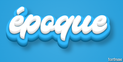 époque Effet de texte