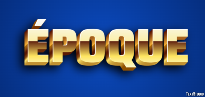 époque Effet de texte