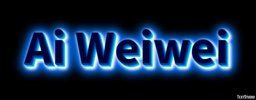 Ai Weiwei Text effect