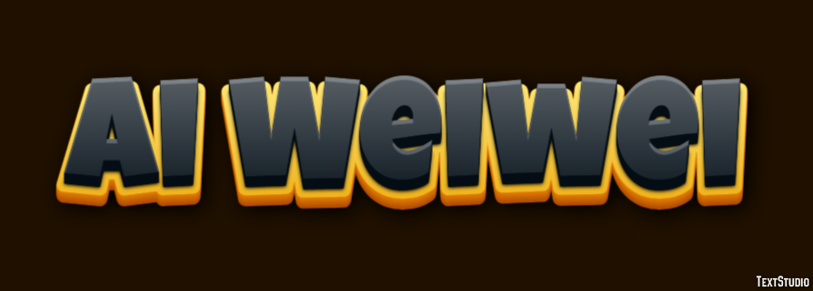 Ai Weiwei Text effect