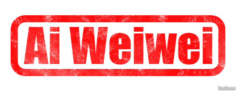 Ai Weiwei Text effect