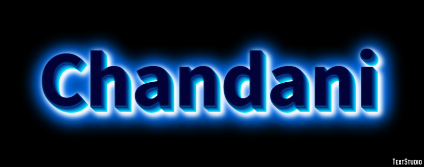 Chandani テキスト効果