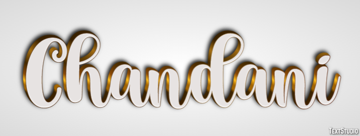 Chandani テキスト効果