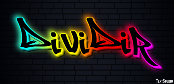 Dividir テキスト効果