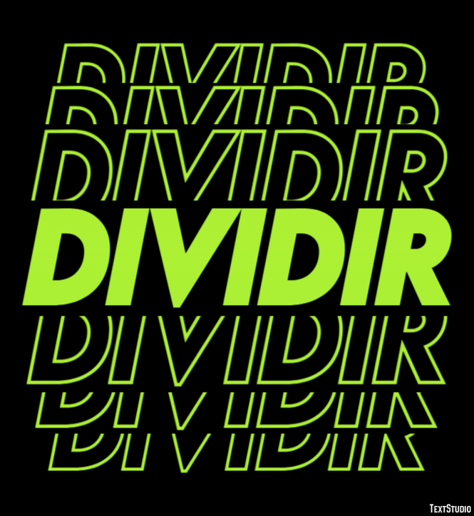 Dividir Efeito do texto