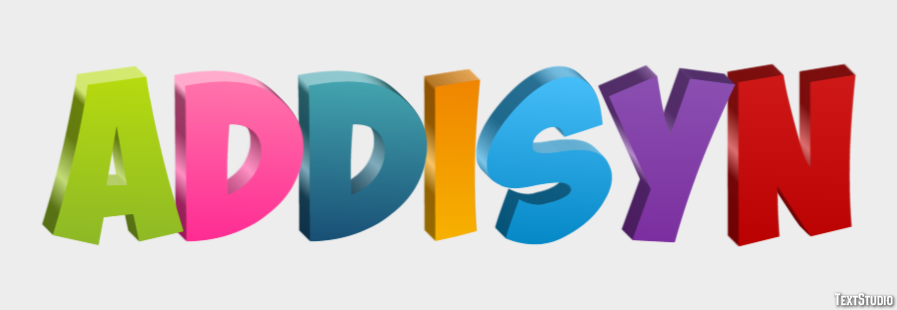 Addisyn Tekst Effect