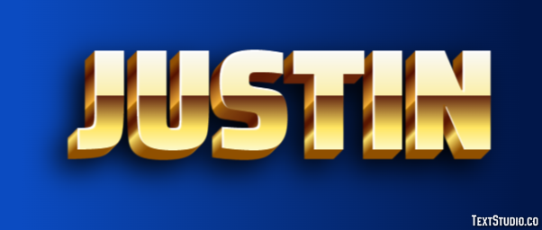 Justin Texteffekt