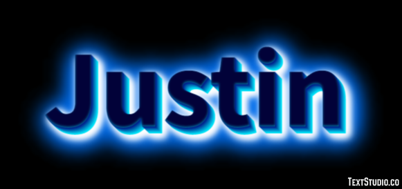 Justin Texteffekt