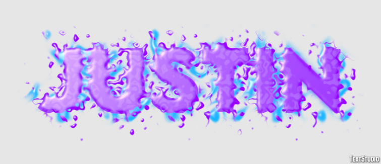 Justin Texteffekt