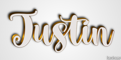 Justin Texteffekt