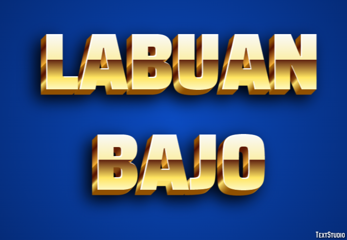 Labuan Bajo Effetto testo