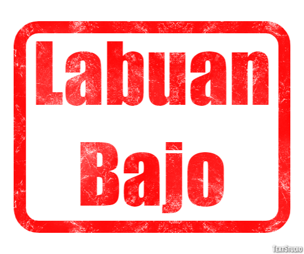 Labuan Bajo Effetto testo
