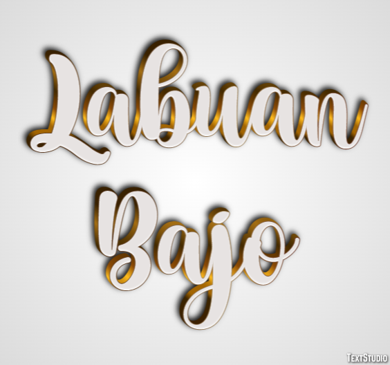 Labuan Bajo Effetto testo