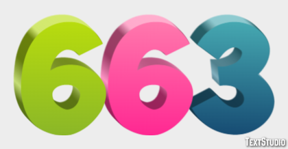 663 Text Effect