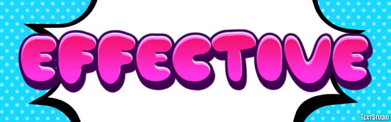 Effective Efekt tekstowy