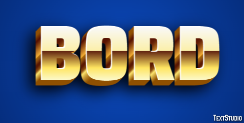 Bord Efekt tekstowy