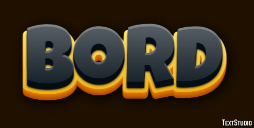 Bord Effet de Texte