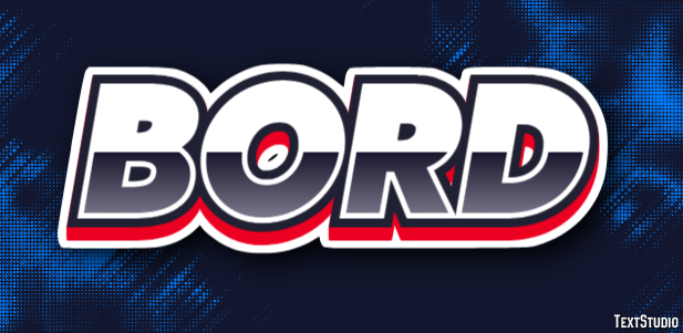 Bord Efekt tekstowy