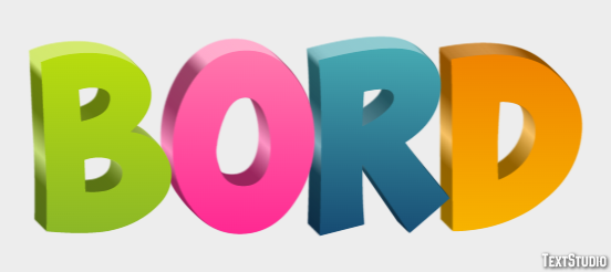 Bord Efekt tekstowy