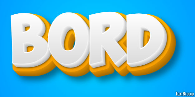 Bord Effet de Texte