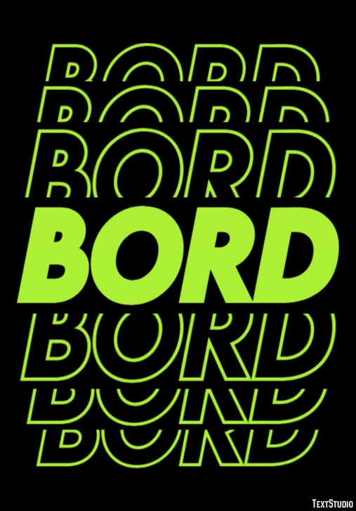 Bord Efekt tekstowy