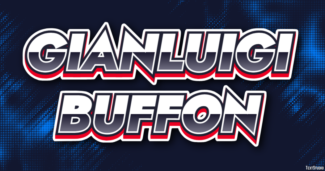 Gianluigi Buffon Text Effect