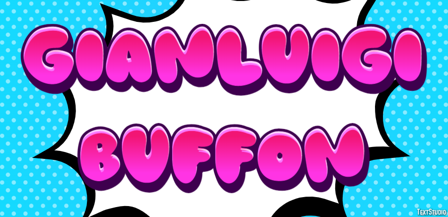 Gianluigi Buffon Text Effect