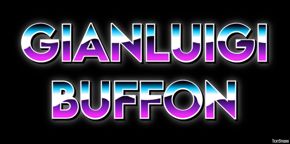Gianluigi Buffon Text Effect