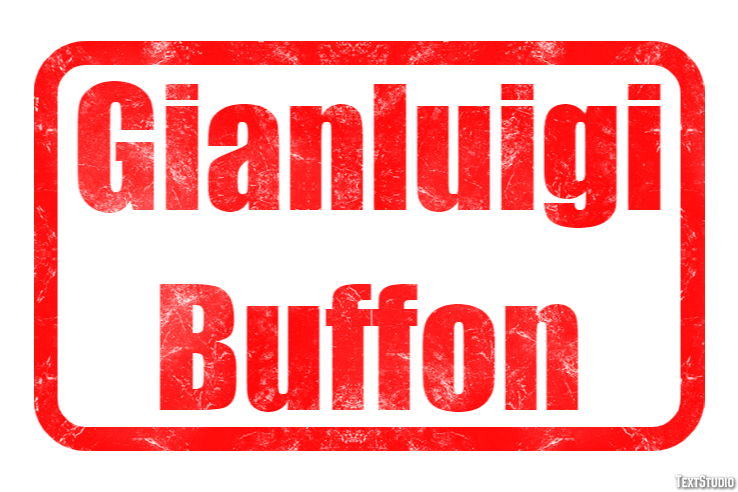 Gianluigi Buffon Text Effect