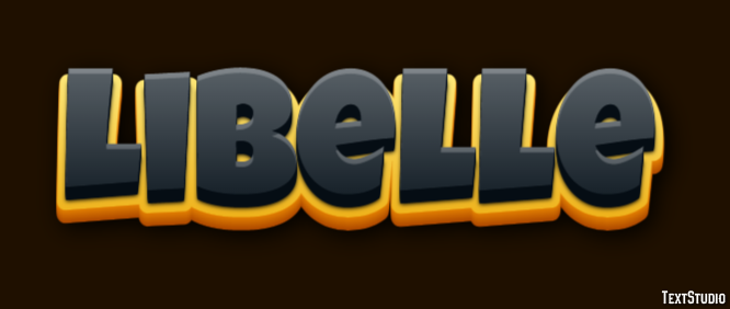 Libelle Effetto testo