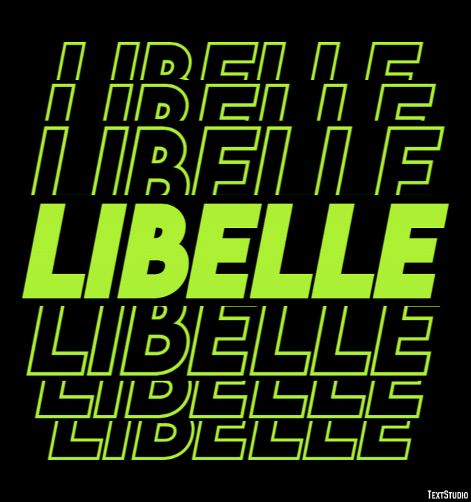 Libelle テキスト効果