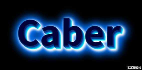 Caber Texteffekt