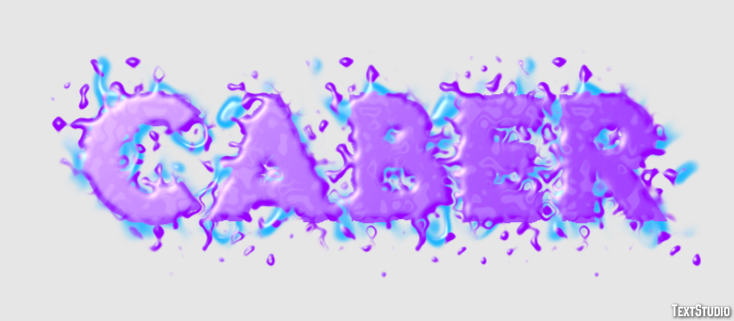 Caber Texteffekt
