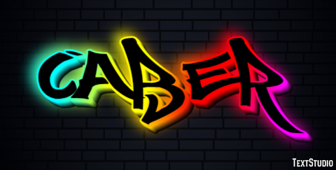 Caber Texteffekt