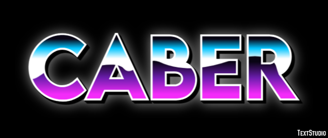 Caber Texteffekt