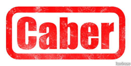 Caber Texteffekt