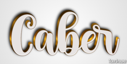 Caber Texteffekt