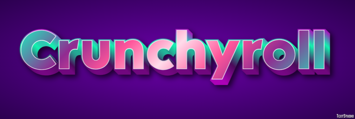 Crunchyroll Efecto de Texto