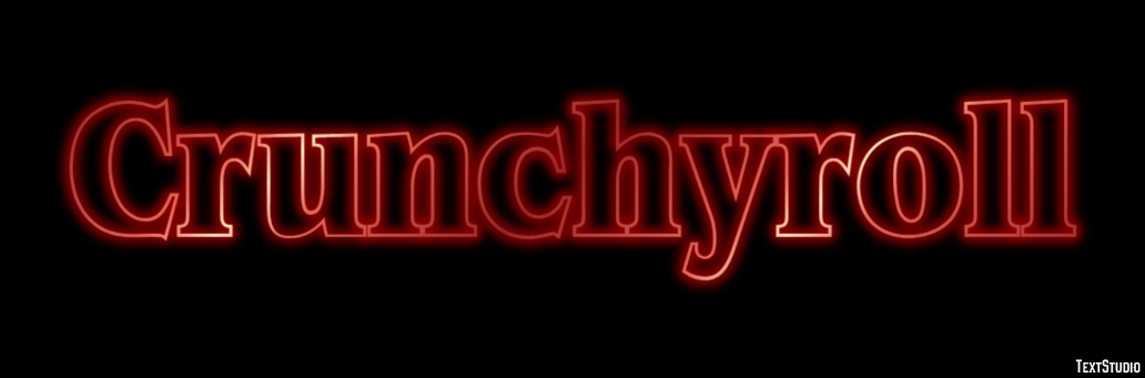 Crunchyroll Efecto de Texto