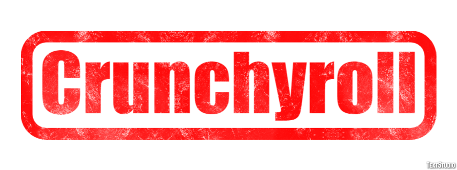 Crunchyroll Efeito de texto