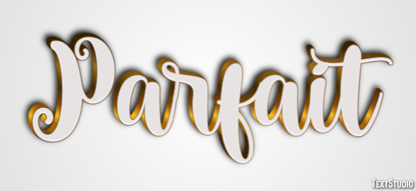 Parfait Text Effect