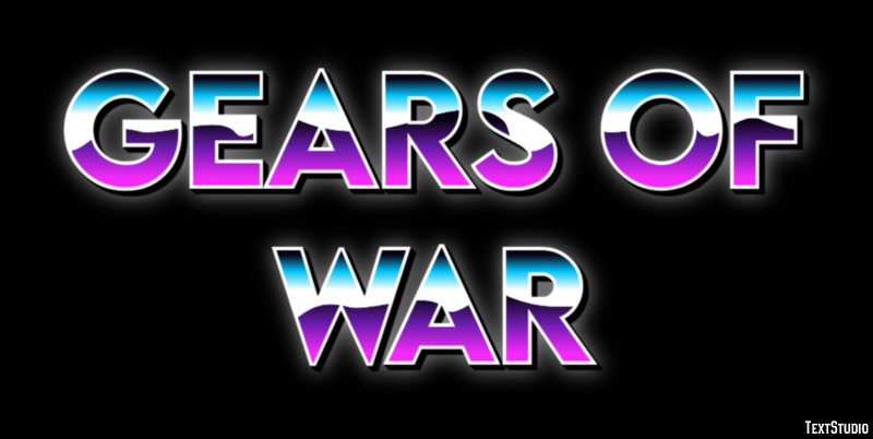 Gears of War Текстовый эффект