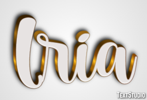 Iria Efecto de Texto