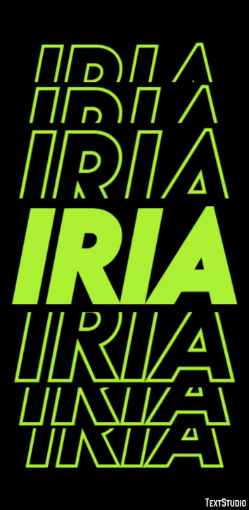 Iria Efecto de Texto