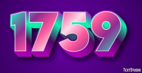 1759 Text Effect
