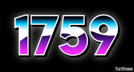 1759 Text effect