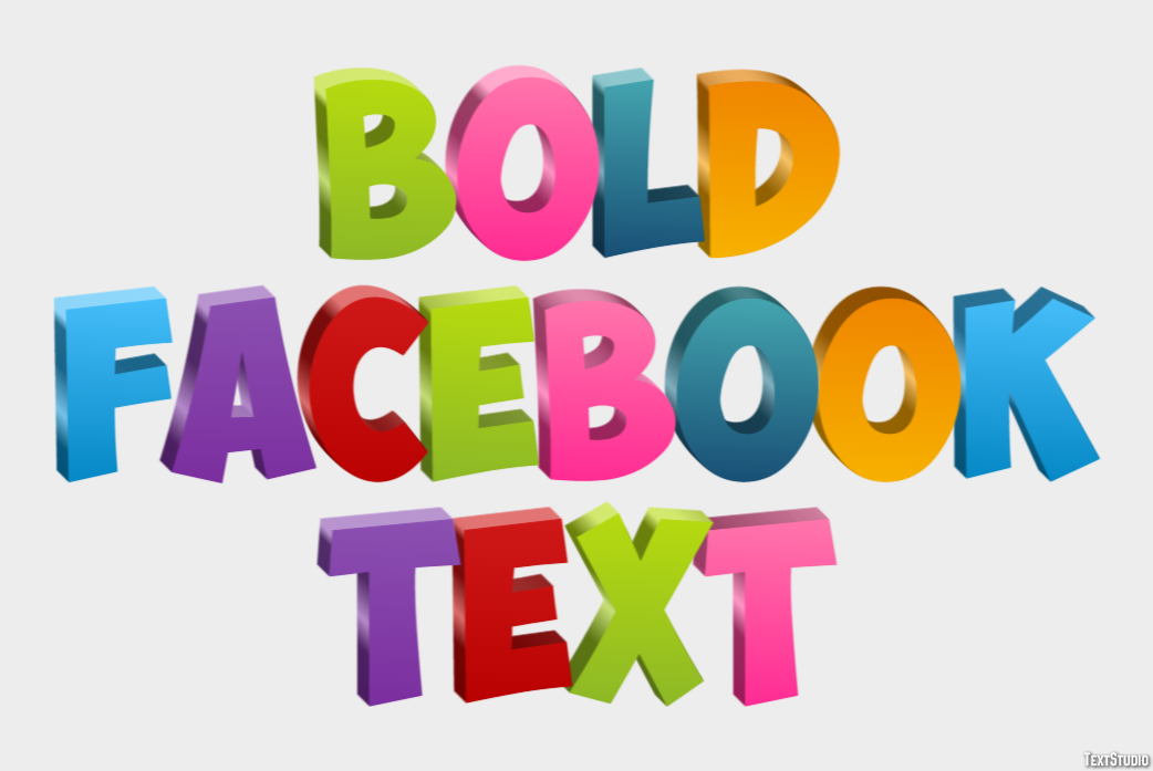 Bold Facebook Text Metin Efekti