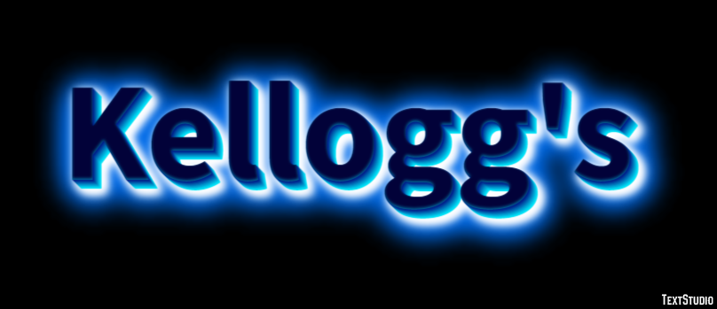 Kellogg's Efeito de texto
