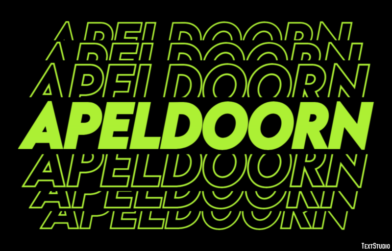Apeldoorn Effetto testo