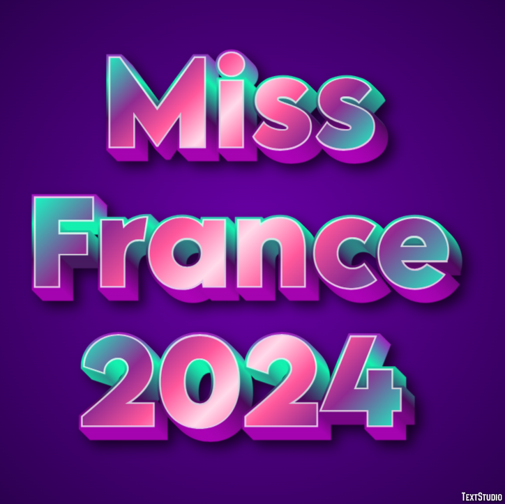 Miss France 2024 Tekst effect